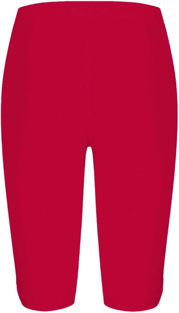 Women's Leggings, High Waisted Knee Length Capris Stretch for Casual Yoga Pants Workout Exercise