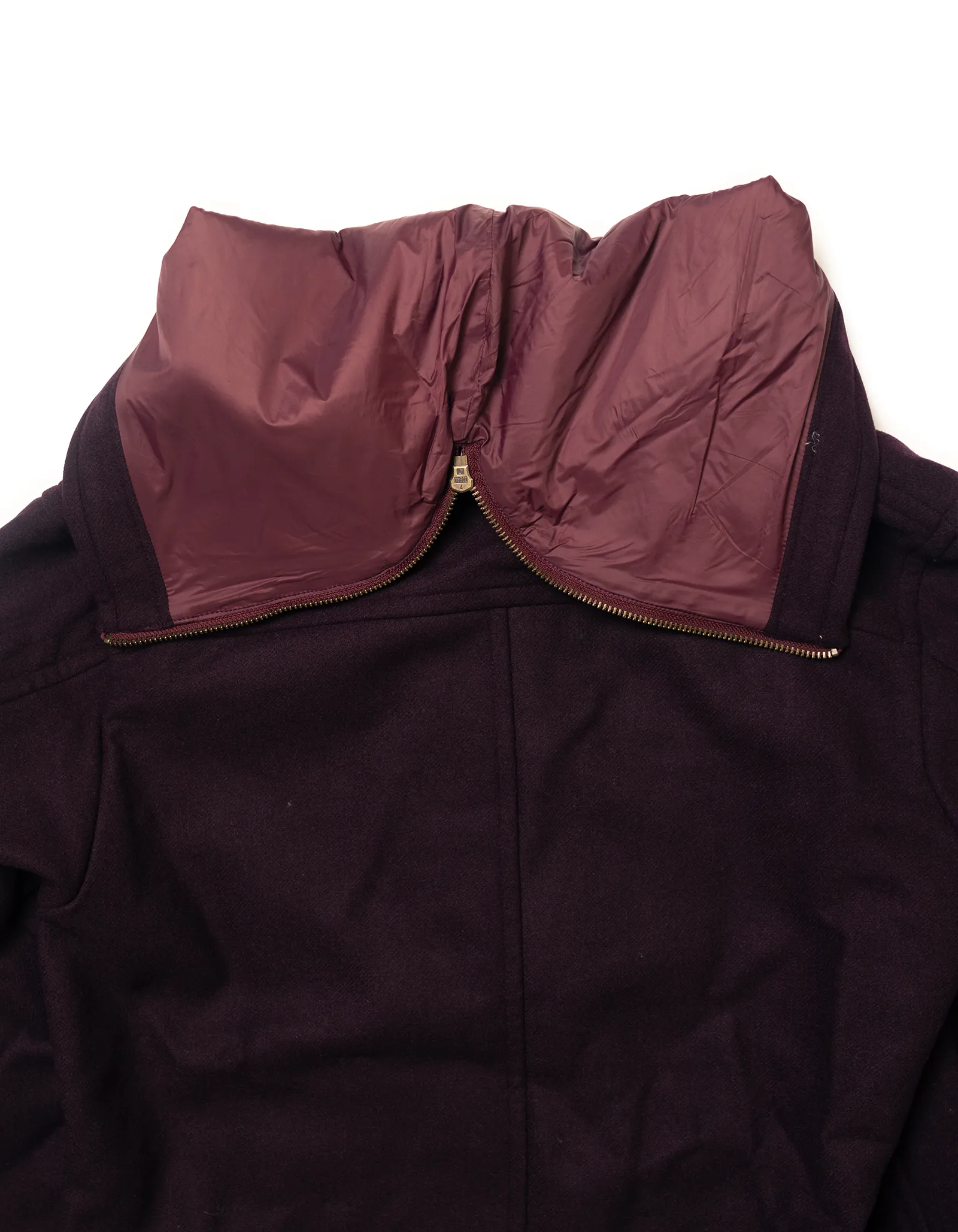 ZIP UP HOODIE - BURGUNDY